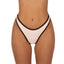 Bottom de Bikini sin Elástico Alegra Blanco Cafe