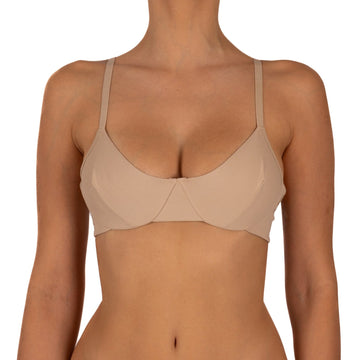 Sostén Con Arco Beige