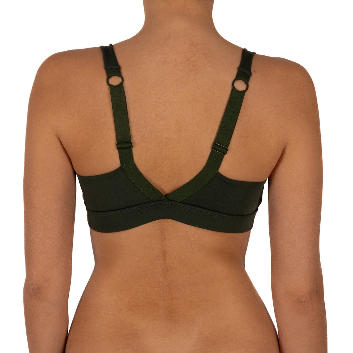 Sostén Tipo Peto Espalda En Verde