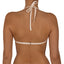 Top de Bikini Triángulo Isidora Negro Crema