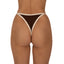 Bottom de Bikini Con Tirantes Ajustables Eliana Cafe Blanco