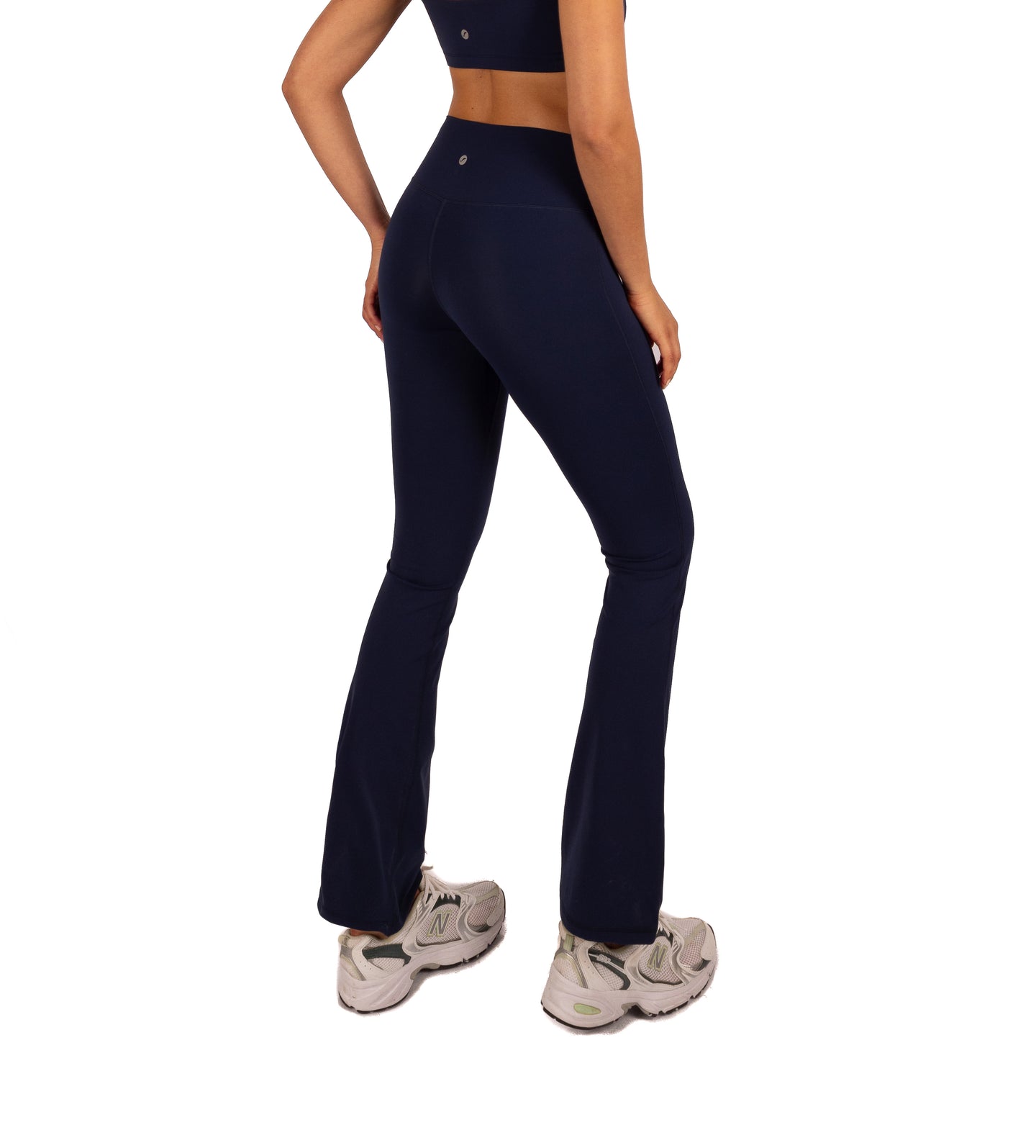 Calza Deportiva Tiro Alto Corte Recto Azul Oscuro