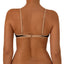 Top de Bikini Escote Redondo Veronica Negro Beige