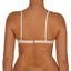 Top de Bikini Escote Redondo Veronica Brillo Blanco