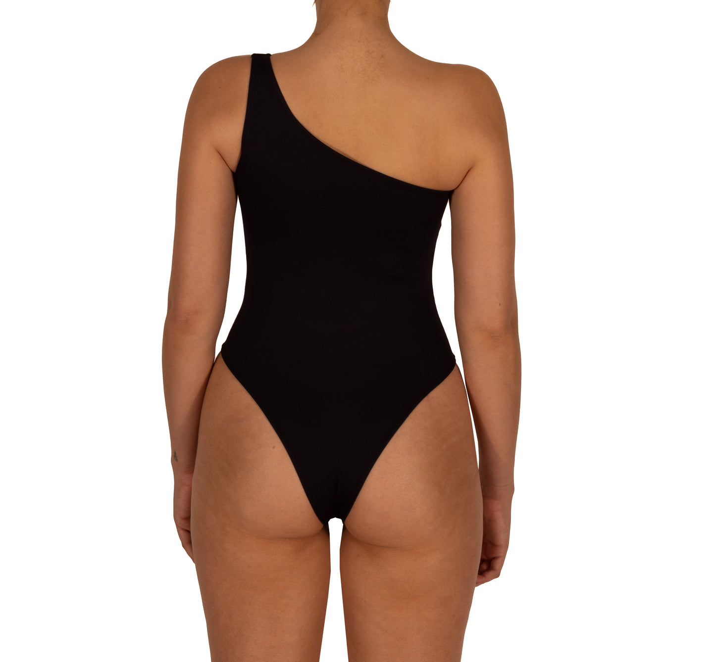 Traje De Baño Entero Un Hombro Sabrina Negro