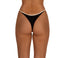 Bottom de Bikini Con Tirantes Ajustables Contorno Superior Crema Eliana Negro Ecru