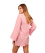 Blusa Amarras Mangas Acampanadas Lino  Rosado