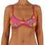 Top de Bikini Escote Redondo Veronica Limoncello Fucsia