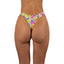 Bottom de Bikini Tiro Alto Elasticado Laura Flores Multicolor