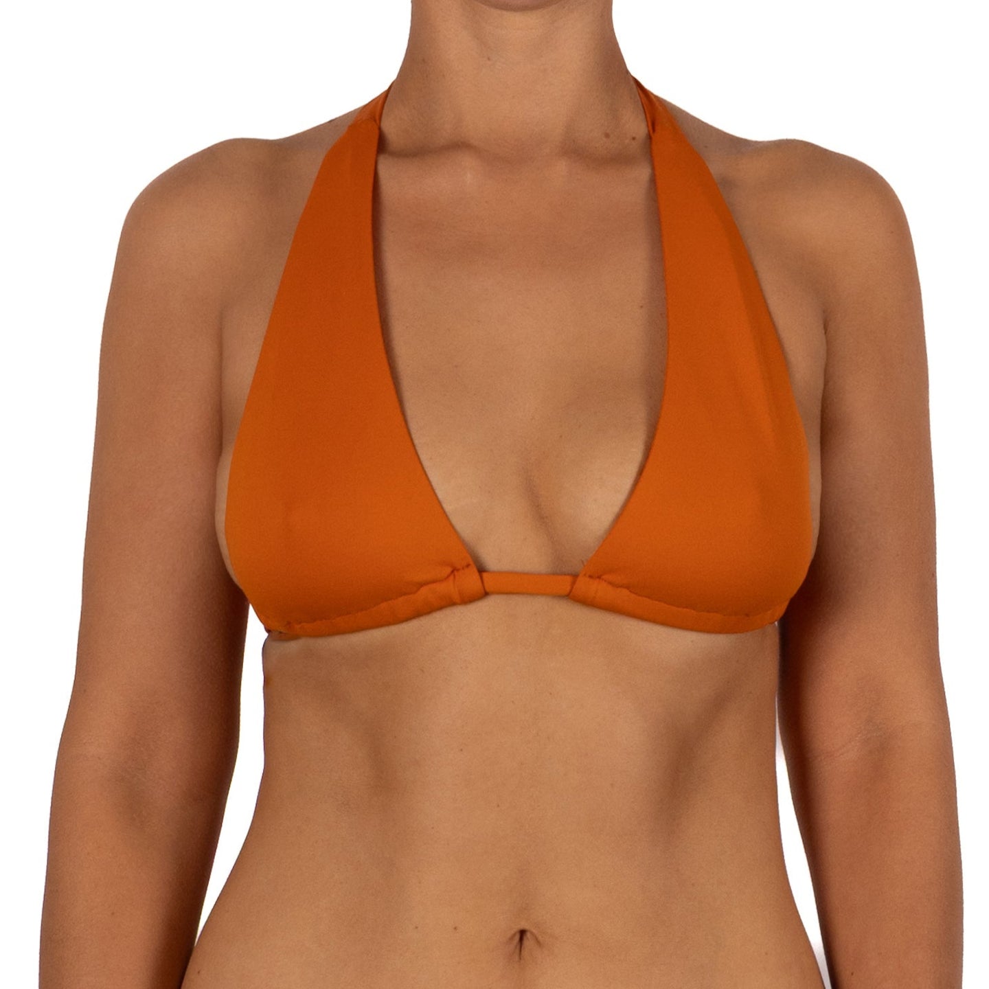 Top de Bikini Triangular Largo Gloria Terracota
