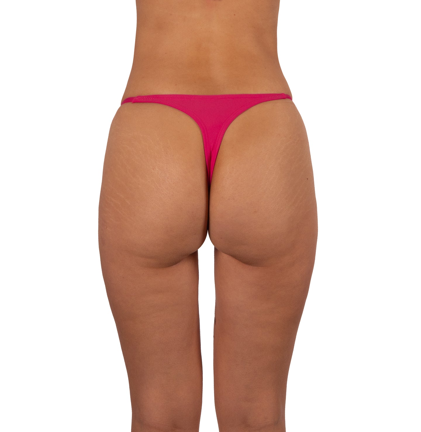 Bottom de Bikini Con Tirantes Delgados Laterales Lola Tinto