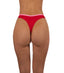 Bottom de Bikini sin Elástico Alegra Rojo Contorno Superior Rosa