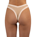 Bottom de Bikini sin elástico Paula Brillo Fiesta Blanco by Paula y Sofía Fernández