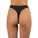 Bottom de Bikini sin Elástico Alegra Brillo Negro by Paula y Sofía Fernández