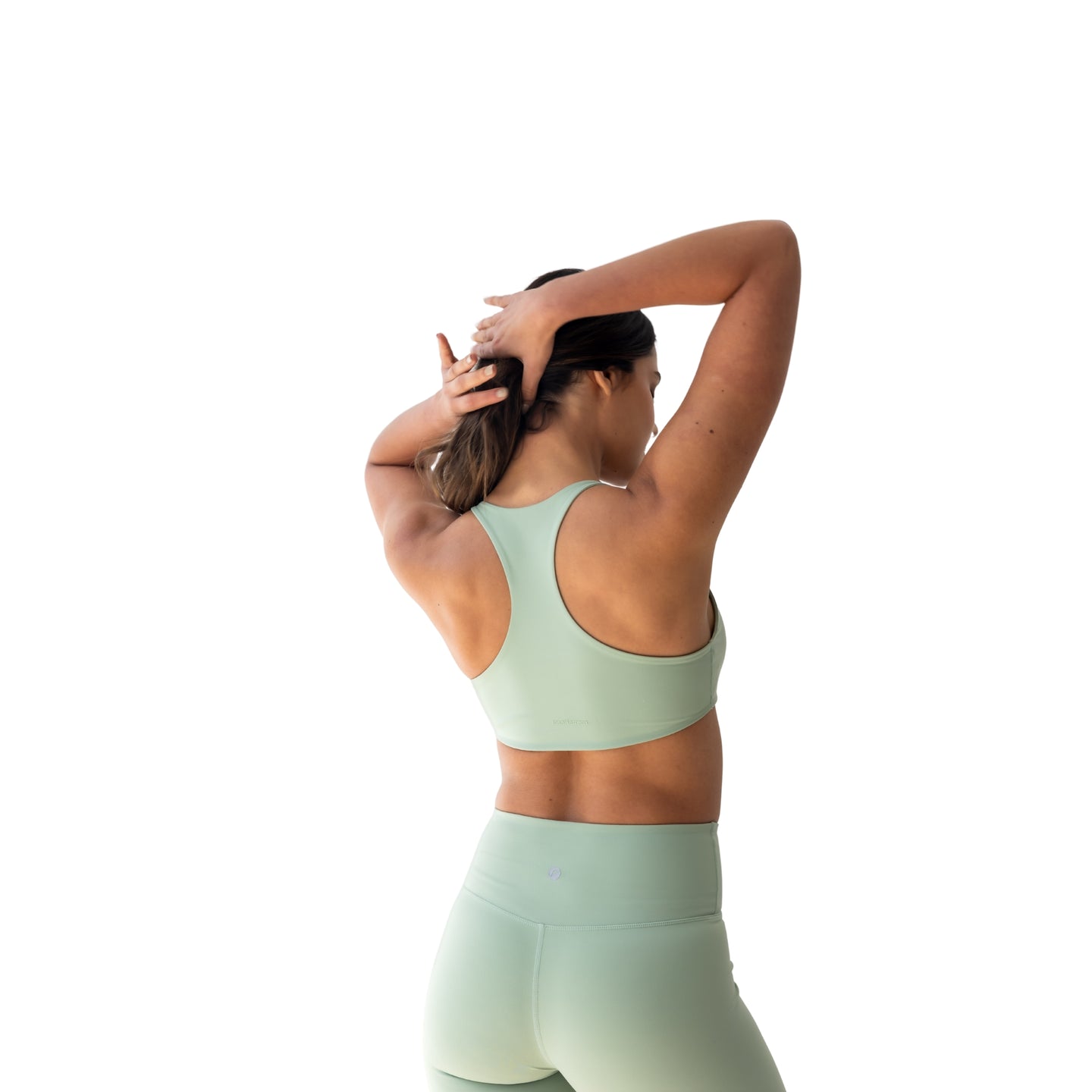 Peto Deportivo en V Con Broche Kate Pistacho