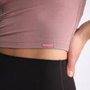 T-SHIRT RIBBED SOFT PINK