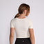 T-SHIRT RIBBED CREAM