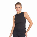 Polera Basica Sin Mangas Negro