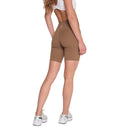 Biker Tiro Alto Marron