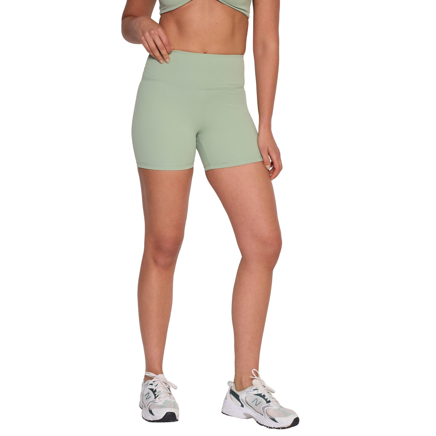 Calza Corta Tiro Alto Pistacho