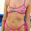 Top de Bikini Escote Redondo Veronica Limoncello Fucsia
