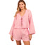 Short Sastre Lino Rosado