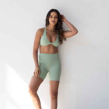 Biker Tiro Alto Pistacho