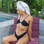 Bottom de Bikini sin elástico Paula Negro