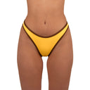 Bottom de Bikini sin Elástico Alegra Amarillo Cafe