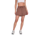 Short de Modal Cintura Ajustable Cafe