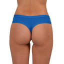 Bottom De Bikini Tiro Medio Sin Elastico Agustina Azul Electrico