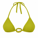 Top de Bikini Triangulo Amarrado al Cuello Rebeca Aguacate Pieza Acrílica