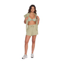 Short de Modal Cintura Ajustable Soft Musgo