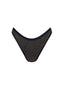 Bottom de Bikini sin Elástico Alegra Brillo Negro by Paula y Sofía Fernández