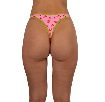 Bottom de Bikini sin Elástico Alegra Guinda Aguacate