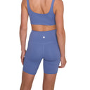 Biker Tiro Alto Azul Claro