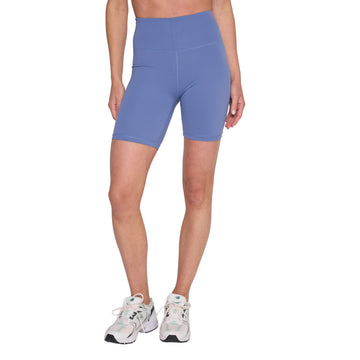 Biker Tiro Alto Azul Claro