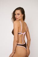 Bottom de Bikini sin Elástico Alegra Rib Trenzado Cafe Rosa