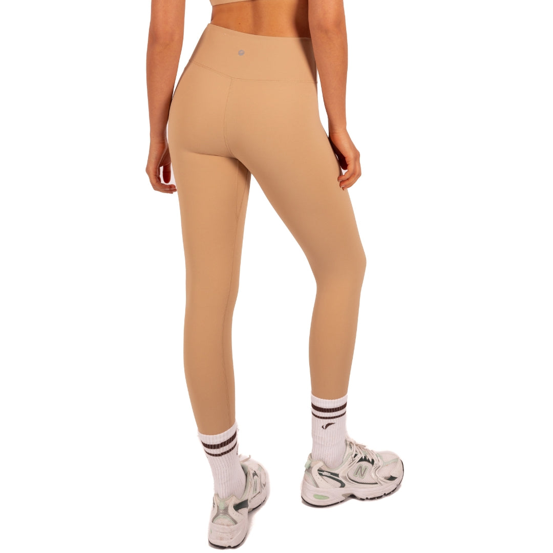 Calza Deportiva Mujer 7/8 Beige 