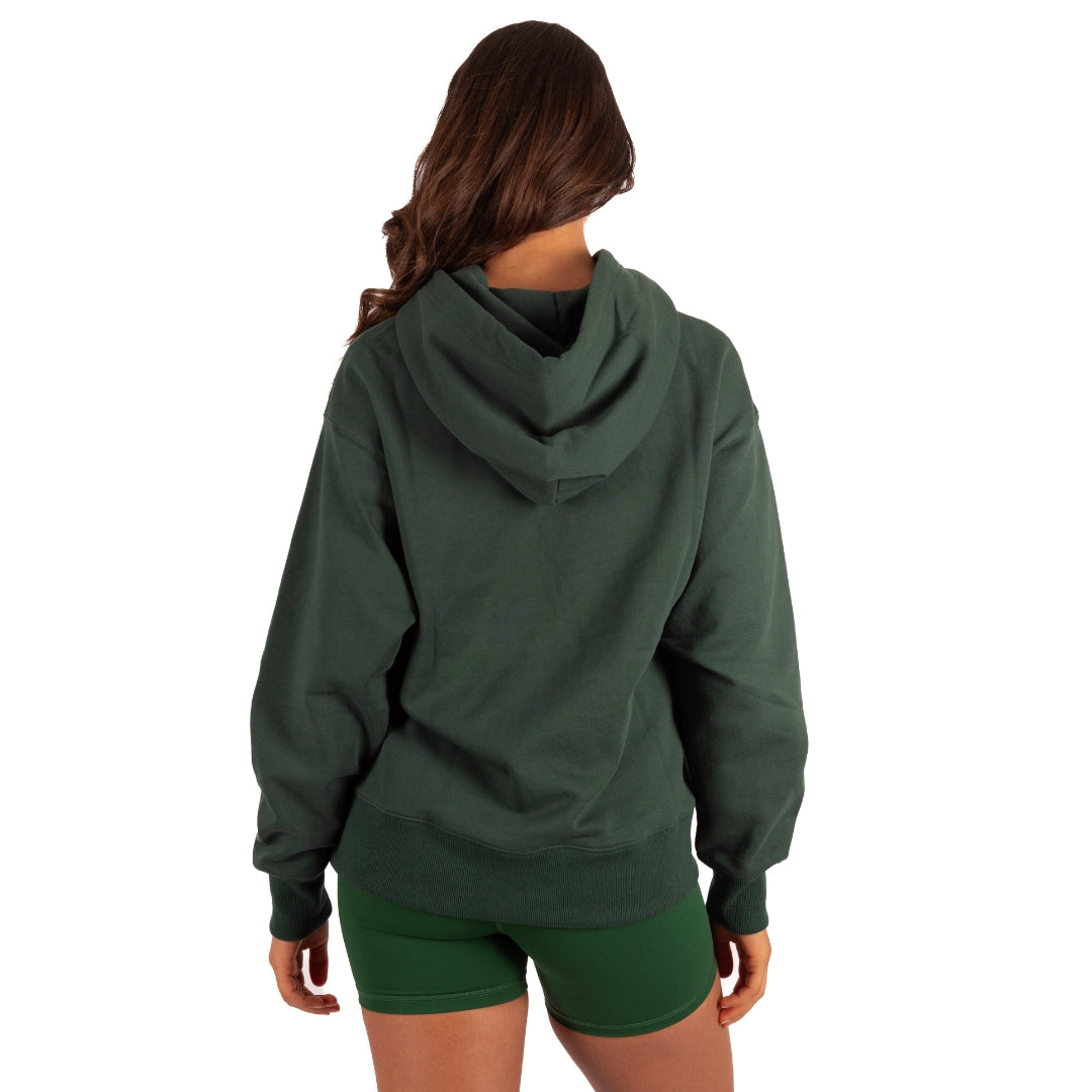 Sudadera con capucha Poleron Oversized Verde 