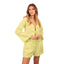 Blusa con Amarras Mangas Acampanadas Lino  Verde
