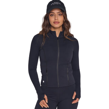 Chaqueta Deportiva Con Cierre Negro