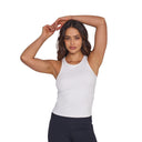 Polera Deportiva Elasticada Sin Mangas Emilia Blanco