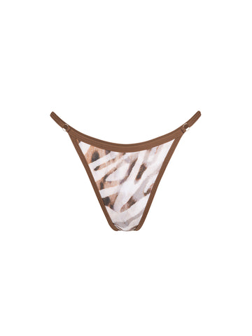 Bottom de Bikini Con Tirantes Ajustables Eliana Lince Caramelo by Paula y Sofía Fernández