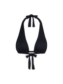 Top de bikini triangular largo gloria negro
