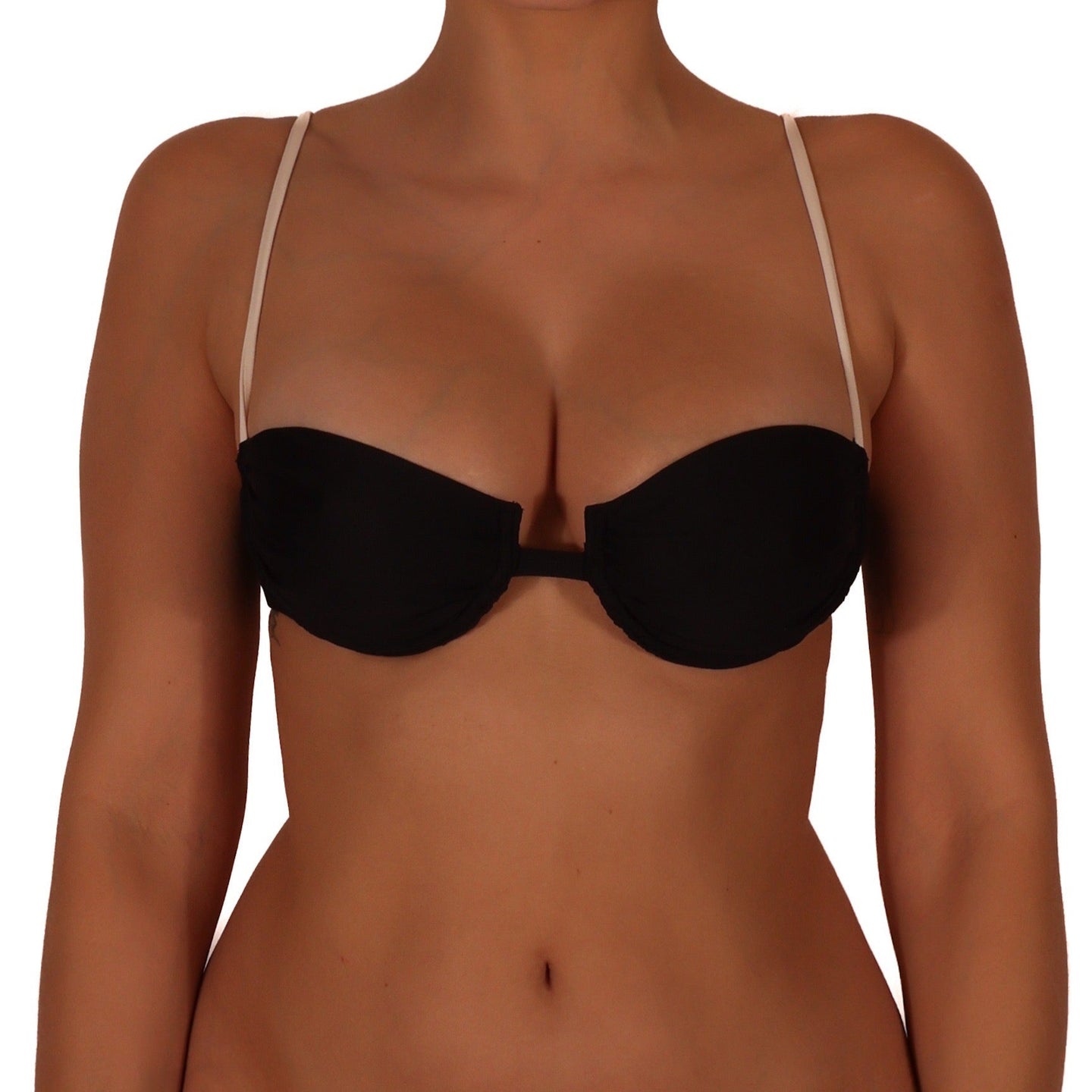 Top de Bikini con Arco Penelope Negro Ecru