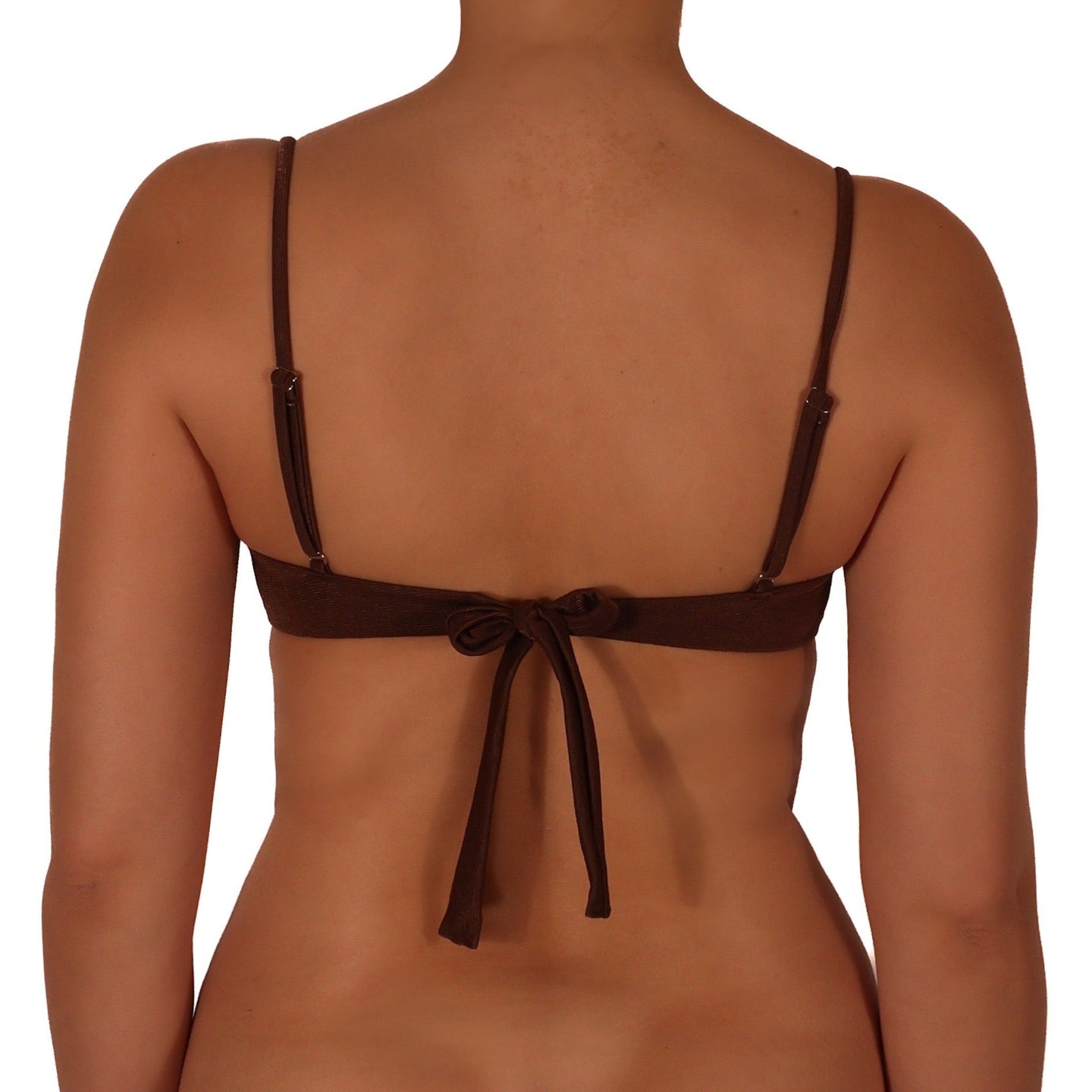 Top de Bikini con Arco Penelope Brillo Cafe