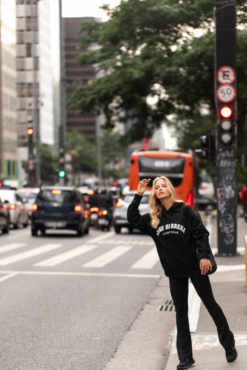 Calza Deportiva Mujer Corte Recto Negro