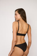 Top de Bikini Escote Redondo Nala Negro