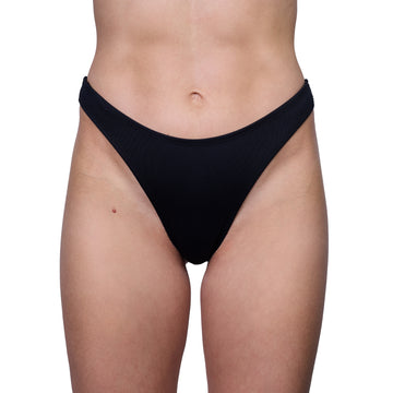 Bottom de Bikini Tiro Alto Olivia Negro